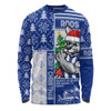 North Melbourne Long Sleeve T-shirt Merry Christmas Knit Style Festive Spirit