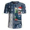 Geelong Cats Rugby Jersey Merry Christmas Knit Style Festive Spirit