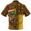 Hawthorn Zip Polo Shirt Merry Christmas Knit Style Festive Spirit