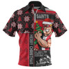St Kilda Zip Polo Shirt Merry Christmas Knit Style Festive Spirit