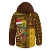 Hawthorn Hooded Padded Jacket Merry Christmas Knit Style Festive Spirit