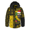 Richmond Hooded Padded Jacket Merry Christmas Knit Style Festive Spirit