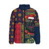 Adelaide Crows Padded Jacket Merry Christmas Knit Style Festive Spirit