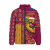Brisbane Lions Padded Jacket Merry Christmas Knit Style Festive Spirit