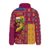 Brisbane Lions Padded Jacket Merry Christmas Knit Style Festive Spirit