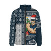 Carlton Padded Jacket Merry Christmas Knit Style Festive Spirit
