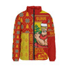 Gold Coast SUNS Padded Jacket Merry Christmas Knit Style Festive Spirit