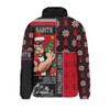 St Kilda Padded Jacket Merry Christmas Knit Style Festive Spirit