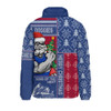 Western Bulldogs Padded Jacket Merry Christmas Knit Style Festive Spirit