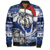 Canterbury-Bankstown Bulldogs Bomber Jacket Ugly Knit Style For Christmas Game Fans