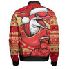 Redcliffe Dolphins Bomber Jacket Ugly Knit Style For Christmas Game Fans