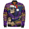 Melbourne Storm Bomber Jacket Ugly Knit Style For Christmas Game Fans Melbourne Storm Bomber Jacket Ugly Knit Style For Christmas Game Fans