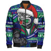 New Zealand Warriors Bomber Jacket Ugly Knit Style For Christmas Game Fans