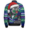 New Zealand Warriors Bomber Jacket Ugly Knit Style For Christmas Game Fans