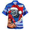 Newcastle Knights Hawaiian Shirt Ugly Knit Style For Christmas Game Fans