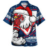Sydney Roosters Hawaiian Shirt Ugly Knit Style For Christmas Game Fans