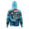Cronulla-Sutherland Sharks Hoodie Ugly Knit Style For Christmas Game Fans