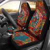 Australia Aboriginal Personalised Car Seat Covers - Indigenous Boomerang