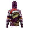 Queensland Maroons Hoodie Ugly Knit Style For Christmas Game Fans