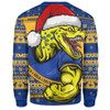 Parramatta Eels Sweatshirt Ugly Knit Style For Christmas Game Fans