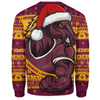 Brisbane Broncos Sweatshirt Ugly Knit Style For Christmas Game Fans Brisbane Broncos Sweatshirt Ugly Knit Style For Christmas Game Fans