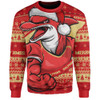 Redcliffe Dolphins Sweatshirt Ugly Knit Style For Christmas Game Fans Redcliffe Dolphins Sweatshirt Ugly Knit Style For Christmas Game Fans