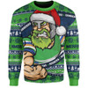 Canberra Raiders Sweatshirt Ugly Knit Style For Christmas Game Fans