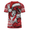 St. George Illawarra Dragons T-Shirt Ugly Knit Style For Christmas Game Fans