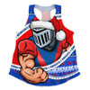 Newcastle Knights Women Racerback Singlet Ugly Knit Style For Christmas Game Fans
