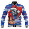 Newcastle Knights Baseball Jacket Ugly Knit Style For Christmas Game Fans