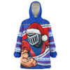 Newcastle Knights Snug Hoodie Ugly Knit Style For Christmas Game Fans