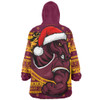 Brisbane Broncos Snug Hoodie Ugly Knit Style For Christmas Game Fans