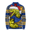 Parramatta Eels Long Sleeve Polo Shirt Ugly Knit Style For Christmas Game Fans