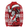 St. George Illawarra Dragons Long Sleeve Polo Shirt Ugly Knit Style For Christmas Game Fans St. George Illawarra Dragons Long Sleeve Polo Shirt Ugly Knit Style For Christmas Game Fans