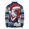 Sydney Roosters Long Sleeve Polo Shirt Ugly Knit Style For Christmas Game Fans