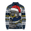 North Queensland Cowboys Long Sleeve Polo Shirt Ugly Knit Style For Christmas Game Fans