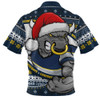 North Queensland Cowboys Zip Polo Shirt Ugly Knit Style For Christmas Game Fans