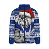 Canterbury-Bankstown Bulldogs Padded Jacket Ugly Knit Style For Christmas Game Fans
