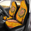 Australia CAR Seat Covers - Aboriginal Unique Style Snake Orange Color 2021