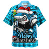 Cronulla-Sutherland Sharks Hawaiian Shirt Merry Christmas Game Day Knit Style Team Edition
