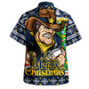 North Queensland Cowboys Hawaiian Shirt Merry Christmas Game Day Knit Style Team Edition