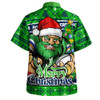Canberra Raiders Hawaiian Shirt Merry Christmas Game Day Knit Style Team Edition