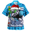 New South Wales Blues Hawaiian Shirt Merry Christmas Game Day Knit Style Team Edition