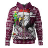 Manly Warringah Sea Eagles Hoodie Merry Christmas Game Day Knit Style Team Edition Manly Warringah Sea Eagles Hoodie Merry Christmas Game Day Knit Style Team Edition