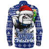 Canterbury-Bankstown Bulldogs Long Sleeve Shirt Merry Christmas Game Day Knit Style Team Edition