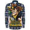 North Queensland Cowboys Long Sleeve Shirt Merry Christmas Game Day Knit Style Team Edition