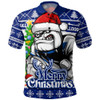 Canterbury-Bankstown Bulldogs Polo Shirt Merry Christmas Game Day Knit Style Team Edition