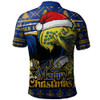 Parramatta Eels Polo Shirt Merry Christmas Game Day Knit Style Team Edition