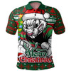 South Sydney Rabbitohs Polo Shirt Merry Christmas Game Day Knit Style Team Edition