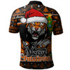 Wests Tigers Polo Shirt Merry Christmas Game Day Knit Style Team Edition